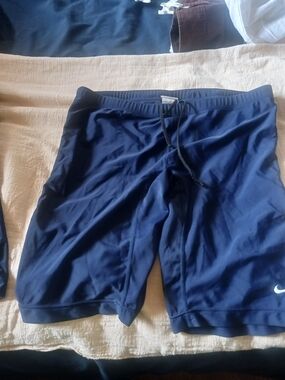 Nike Men's Athletic Shorts Navy Blue